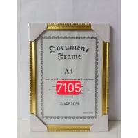 ราคา กรอบรูปA4 ขนาดa4 กรอบรูปสีทอง กรอบรูปอะคริลิค (9959183396)