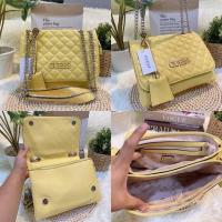 ราคา GUESS CROSSBODY BAG หนังนิ่ม สายโซ่ งานแท้ outlet (4545826777)