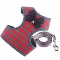 ราคา HOME PET C3 ชุดรัดอกพร้อมสายจูง มีโบว์ มีกระดิ่ง สำหรับน้องหมา สายจูงแมว สายจูงรัดอก เสื้อสายจูง LIFU (7180858317)