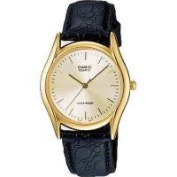 ราคา Casio นาฬิกาข้อมือผู้ชาย สายหนังแท้ รุ่น MTP 1094 ของแท้ รับประกัน 1 ปี (369039447)