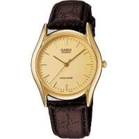 ราคา Casio นาฬิกาข้อมือผู้ชาย สายหนังแท้ รุ่น MTP 1094 ของแท้ รับประกัน 1 ปี (369039444)