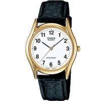ราคา Casio นาฬิกาข้อมือผู้ชาย สายหนังแท้ รุ่น MTP 1094 ของแท้ รับประกัน 1 ปี (369039445)