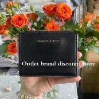 ราคา Cnk CHARLES Keith21 ใหม่ กระเป๋าสตางค์ ใส่บัตร อเนกประสงค์ ขนาดเล็ก พับได้ สําหรับผู้ชาย และผู้หญิง CK6 10680907 (15546787912)