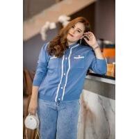 ราคา SH77 เสื้อไหมพรม มี 4 สี ฟ้า ดำ ส้ม เขียว เสื้อผ้าพลัสไซส์ Plussize fashion ชุดคนอ้วน แฟชั่นสาวอวบ (16202294251)