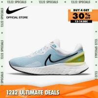 ราคา Nike Men s React Miler 3 Road Running Shoes White ไนกี้ รองเท้าวิ่งโร้ดรันนิ่งผู้ชาย React Miler 3 สีขาว (13527296919)