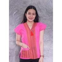 ราคา เสื้อผ้าฝ้าย เสื้อกระเหรี่ยง ชุดพื้นเมือง มีบริการเก็บเงินปลายทาง (11027258502)