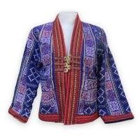 ราคา ผลิตในไทย เสื้อคลุมผ้าฝ้ายสไตล์พื้นเมืองแขนยาว มีไซส์ 42 46 (10966925129)