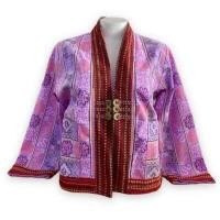 ราคา ผลิตในไทย เสื้อคลุมผ้าฝ้ายสไตล์พื้นเมืองแขนยาว มีไซส์ 42 46 (10966925125)