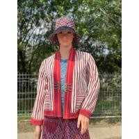 ราคา ผลิตในไทย เสื้อคลุมผ้าฝ้ายสไตล์พื้นเมืองแขนยาว มีไซส์ 42 46 (12047824665)