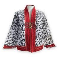 ราคา ผลิตในไทย เสื้อคลุมผ้าฝ้ายสไตล์พื้นเมืองแขนยาว มีไซส์ 42 46 (12047824669)