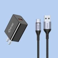 ราคา OWIRE หัวชาร์จเร็ว หัวชาร์จ อุปกรณ์ชาร์จ 3A USB Quick Charge 3 0 18W Wall Charger Adaptor set หัวชาร์จ Lightning Micro TypeCสายชาร์จ ของแท้ 100 IPhone xiaomi Huawei Sumsung Oppo Vivo (10480145941)