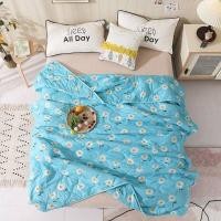 ราคา ผ้าห่มผ้าฝ้าย ผ้าห่มนวม ผ้าห่ม ขนาด150 200CM 5ฟุตผ้าCotton เกรดA ผ้านุ่ม ห่มสบาย (12095662181)