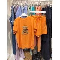 ราคา YIYI SHOP ชุดลำลองแฟชั่นผู้หญิง ชุดเซต 2ชิ้น เสื้อแขนสั้น กางเกงขาสั้น ลายหมี น่ารัก สไตส์เกาหลี (8904788286)