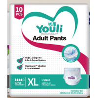 ราคา 24h to send YOULI ชายและหญิง หายใจอากาศ 10pcs ชิ้นผ้าอ้อมผู้ใหญ่ กางเกงดึงขึ้นผู้ใหญ่ ผ้าอ้อมผู้ใหญ่ ผู้ใหญ่ Pampers ผ้าอ้อมผู้ใหญ่ (10218505637)