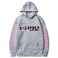ราคา เสื้อกันหนาวมีฮู้ดแฟนโลโก้ BLACKPINK (16203128660)