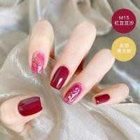 ราคา ชุดที่ 2 สีใหม่ พร้อมส่ง สีทาเล็บ ยาทาเล็บ กึ่งเจล ไม่อบ ไม่ต้องอบ ลอกได้ โทนชมพู ม่วง นู้ดกลิตเตอร์ (10201176426)