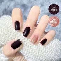 ราคา ชุดที่ 2 สีใหม่ พร้อมส่ง สีทาเล็บ ยาทาเล็บ กึ่งเจล ไม่อบ ไม่ต้องอบ ลอกได้ โทนชมพู ม่วง นู้ดกลิตเตอร์ (10201176441)
