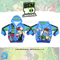 ราคา เสื้อแจ็คเก็ต เสื้อกันหนาว เบนเท็น BEN10 OMNIVERSE มีหมวก ฮู้ด สำหรับเด็กผู้ชาย ลิขสิทธิ์แท้ 100 มีป้ายห้อยทุกตัว (16434391931)