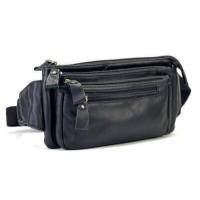 ราคา Chinatown Leather กระเป๋า ผู้ชาย หนังวัวแท้ คาดเอว สะพายหน้าอก ซิปหน้าสีน้ำตาล แทน ดำ (12458618619)