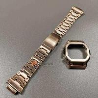 ราคา สำหรับ DW5600 DW5610ชุดเคสโลหะกรอบสายรัดสแตนเลสสำหรับ Casiไม้โอ๊ค G SHOCK อุปกรณ์เปลี่ยนเคสสำหรับ GW B5600 GWM5610 G 5600e (14118395360)