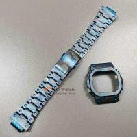 ราคา สำหรับ DW5600 DW5610ชุดเคสโลหะกรอบสายรัดสแตนเลสสำหรับ Casiไม้โอ๊ค G SHOCK อุปกรณ์เปลี่ยนเคสสำหรับ GW B5600 GWM5610 G 5600e (14118395349)