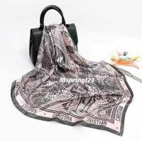 ราคา ผ้าคลุมไหล่ซาติน ผ้าพันคอผ้าซาติน ผ้าพันคอ ผ้ามัดอก ผ้าไหมซาติน ขนาด90 90ซม สินค้าพร้อมส่งที่ไทย (12207032376)