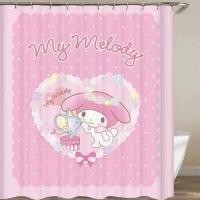 ราคา ม่านห้องน้ำ 180x180cm ผ้าม่านลายการ์ตูน ม่านกั้นอาบน้ำ ผ้าม่านคิตตี้ โดเรมอน เมโลดี้ หมีพูห์ Shower Curtain (9844146662)