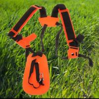 ราคา สายสะพายเครื่องตัดหญ้าสะพายบ่าคู่ สีส้ม รุ่นเสื้อกั๊กหนานุ่มไม่เจ็บบ่าอย่างดี สายสะพาย เครื่อง ตัด หญ้า แบบ ไหน ดี สายสะพายเครื่องตัดหญ้า honda Lawn mower sash (16417357321)