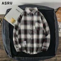 ราคา ASRV เสื้อเชิ้ตผู้ชาย ลายสก๊อตแขนยาวเสื้อ เสื้อลายสก๊อต เสื้อเชิ้ตชาย เสื้แขนยาวชายคอปก เสื้อคอจีนชาย เสื้อลายวินเทจเสื้อยืดผู้ชายเสื้อกล้ามชายเสื้อยืดคอกลม (12073164614)