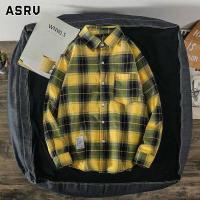 ราคา ASRV เสื้อเชิ้ตผู้ชาย ลายสก๊อตแขนยาวเสื้อ เสื้อลายสก๊อต เสื้อเชิ้ตชาย เสื้แขนยาวชายคอปก เสื้อคอจีนชาย เสื้อลายวินเทจเสื้อยืดผู้ชายเสื้อกล้ามชายเสื้อยืดคอกลม (12073164617)