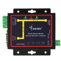 ราคา DIEWU RJ45 To RS232 RS485 RS422อุตสาหกรรมชาย Converter TCP UDP Serial RS232 RS485 To Ethernet อุปกรณ์ Server (16646973751)