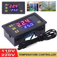 ราคา W3230 DC 12V 24V AC 110V 220V 20A จอแสดงผล LED เครื่องควบคุมอุณหภูมิด้วยความร้อน ระบายความร้อนมิเตอร์ควบคุมอุณหภูมิดิจิตอล (14450389433)