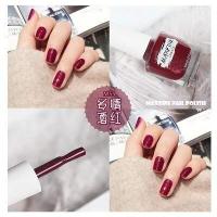 ราคา ชุดที่ 3 สีใหม่ พร้อมส่ง สีทาเล็บ ยาทาเล็บ กึ่งเจล ไม่อบ ไม่ต้องอบ ลอกได้ โทนชมพู ม่วง นู้ดกลิตเตอร์ (9988145232)