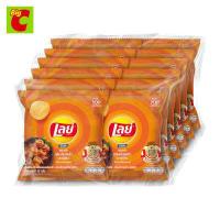 ราคา เลย์ ร็อค มันฝรั่งแท้ทอดกรอบแผ่นหยัก กลิ่นเอ็กซ์ตร้า บาร์บีคิว 12 ก แพ็ค 12 (12095656870)