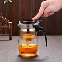 ราคา กาน้ำชา Tea pot กาชงชา แบบกด กากรองชาแก้ว ขนาด 500ml 750ml 900ml 1000ml (1399530668)