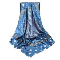 ราคา ผ้าพันคอผ้าซาติน ผ้าคลุมไหล่ซาติน ผ้าพันคอ ผ้ามัดอก ผ้าไหมซาติน ขนาด90 90ซม สินค้าพร้อมส่งที่ไทย (8373516110)