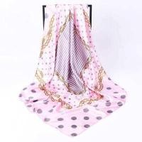 ราคา ผ้าพันคอผ้าซาติน ผ้าคลุมไหล่ซาติน ผ้าพันคอ ผ้ามัดอก ผ้าไหมซาติน ขนาด90 90ซม สินค้าพร้อมส่งที่ไทย (8373516111)