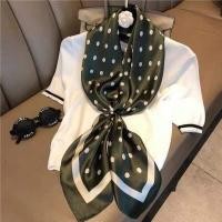 ราคา ผ้าพันคอผ้าซาติน ผ้าคลุมไหล่ซาติน ผ้าพันคอ ผ้ามัดอก ผ้าไหมซาติน ขนาด90 90ซม สินค้าพร้อมส่งที่ไทย (8373516103)