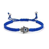 ราคา ปรับตาปีศาจสีฟ้าสร้อยข้อมือสายสีแดงนำโชคจี้ลูกปัดแก้วเชือกถักสีแดงนำโชคสำหรับผู้หญิงผู้ชาย (13418202761)