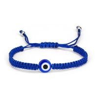 ราคา ปรับตาปีศาจสีฟ้าสร้อยข้อมือสายสีแดงนำโชคจี้ลูกปัดแก้วเชือกถักสีแดงนำโชคสำหรับผู้หญิงผู้ชาย (13418202760)
