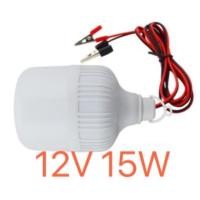 ราคา หลอดไฟLED 12V สายไฟปากคีบ แสงสีขาว (13119628505)