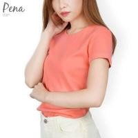 ราคา Pena house เสื้อยือเบสิค คอกลม ผ้าคอตตอน สีพื้น PB0526 (15653133566)