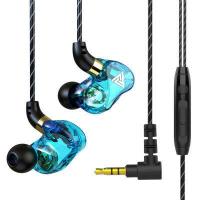 ราคา รุ่นใหม่ล่าสุด QKZ หูฟัง รุ่น SK7 Earphone Earbuds Stereo With HD Mic ระดับเสียง HI FI หูฟังสเตอริโอพร้อมไมค์ ช่องเสียบ 3 5มม (7950279507)
