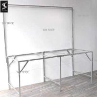 ราคา soi tiger โครงเหล็ก โต๊ะขายของแบบพับเก็บได้ ใช้ขายของตลาดนัด โต๊ะแม่ค้า พกพาสะดวก ขนาด 1 8 เมตร (675950279)