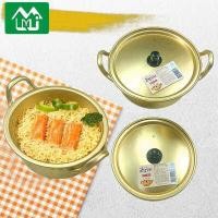 ราคา Deelix หม้อ หม้อเกาหลี หม้อราเมง สองหู หม้อเกาหลีสีทอง หม้อเกาหลีทองเหลือง หม้อมาม่า ชามมาม่า หม้อต้มมาม่าเกาหลี (14292928331)