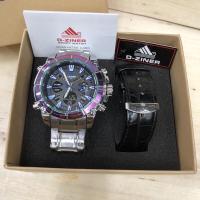 ราคา D ZINER นาฬิกาข้อมือชาย หญิง ระบบQuartz Analog Digital Hybrid เรือนและสายสแตนเลสเคลือบ3ไมครอน เครื่องญี่ปุ่น ทนทุกสภาพอากาศ ฟังชั่นครบ (10593915363)