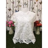 ราคา เสื้อลูกไม้สวยๆ รอบอก40 42นิ้ว เสื้อแขนสั้น เสื้อผ้าสาวอวบ เสื้อคุณแม่ เสื้อออกงานผู้หญิง รุ่น4213 4210 (11875696592)