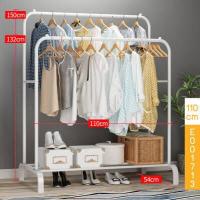 ราคา Jumper Kids ราวตากผ้าเหล็ก ราวแขวนผ้าบาร์คู่ บาร์เดี่ยว ราวแขวนเสื้อ ราวตากผ้า พร้อมชั้นที่วางของ ที่แขวนผ้าและหมวก ราวตากผ้าอเนกประสงค์ (7121212970)
