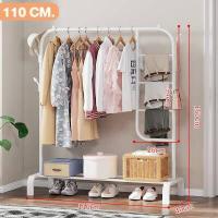 ราคา Jumper Kids ราวตากผ้าเหล็ก ราวแขวนผ้าบาร์คู่ บาร์เดี่ยว ราวแขวนเสื้อ ราวตากผ้า พร้อมชั้นที่วางของ ที่แขวนผ้าและหมวก ราวตากผ้าอเนกประสงค์ (15087938938)
