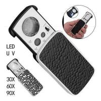 ราคา กล้องส่อง3เลนส์ กล้องส่องพระ ส่องเพชร 30x 60x 90x พร้อมไฟ LED กล้องพระ แว่นส่องพระ ส่องพระ โคมไฟตรวจจับของปลอม (10520206727)